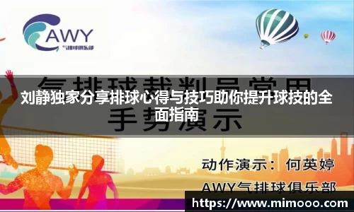 刘静独家分享排球心得与技巧助你提升球技的全面指南